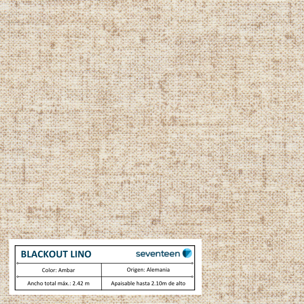 Cortina Roller Blackout Lino